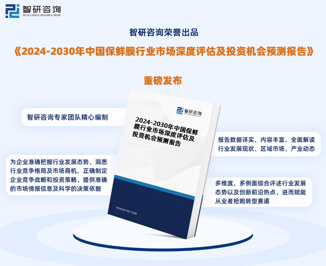 半岛综合体育入口：智研咨询—2024年中国保鲜膜行业市场全景调查、投资策略研究报告(图1)